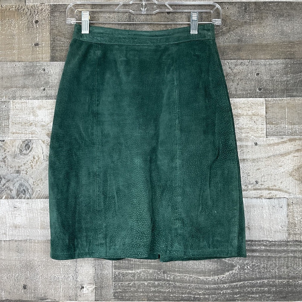 Elegant Green Midi Skirt